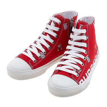 BURBERRY 子供 テディベア モノグラム ハイカット スニーカー 8062683 C K1 MINI LARKHALL HT A1460 (33-35) 75636185