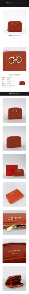 Salvatore Ferragamo Gancini Card Holder 22 0406 0770059 75655876 [P]