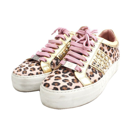PHILIPP PLEIN フィリップ・プレイン レオパード スウェード スニーカー 36 75761908