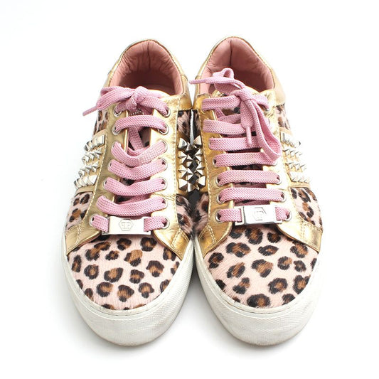 PHILIPP PLEIN フィリップ・プレイン レオパード スウェード スニーカー 36 75761908