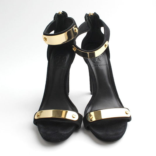TORY BURCH ブラックメタルディテール Tストラップシューズ 6M 75770843