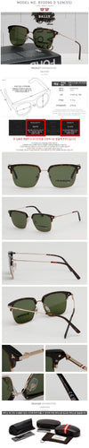 BALLY Sonnenbrille BY0090D 52N Luxus Asiatische Passform Halbrahm Havana 75776986 [P]