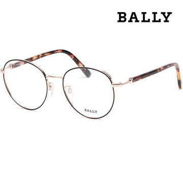 BALLY BY5046H 005 Brille Rahmen Luxus Runde Metall Leicht Unisex 75788192