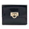 SALVATORE FERRAGAMO Gancini Compact Geldbörse für Damen NERO 0760658 75826329 [P]