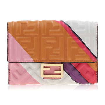 Fendi Women's FF Embossed Logo Compact Wallet 75826339