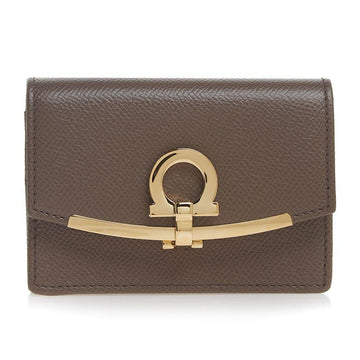 SALVATORE FERRAGAMO Damen Gancio Snap Closures Kartenetui 22 D198 CARAWAY 0714931 75826617