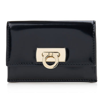 SALVATORE FERRAGAMO カードケース 22 0435 NERO 0760662 75826628