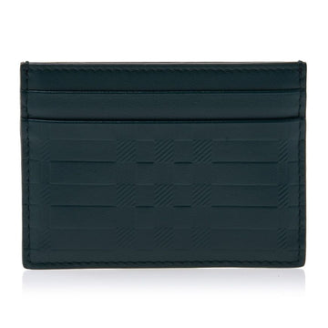 Burberry Men's Embossed Check Cardholder B3562 75827368