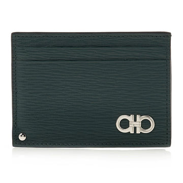 Salvatore Ferragamo Men's Double Gancini Cardholder 66 A061 GREEN 0757954 75828420