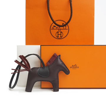 HERMES ロデオ バッグ チャーム MM ROUGE SELLIER フルセット 75872225