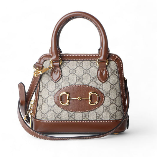 GUCCI 640716 ホースビット 1955 ミニ トップハンドル クロスバッグ/32230 75874612