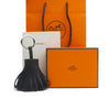 HERMES カーメン キーリング シングル キーホルダー ブラック フルセット 75875816 [P]