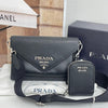 PRADA ブラック サフィアーノ エンヴェロ クロスバッグ 1BP020 75887770 [P]