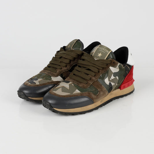 Valentino Camouflage Runner Sneakers Size 37.5 75777047