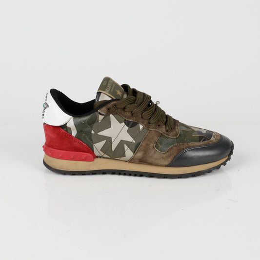Valentino Camouflage Runner Sneakers Size 37.5 75777047