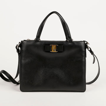 SALVATORE FERRAGAMO 21 E298 バラ トレーシー トート兼ショルダーバッグ 75672959