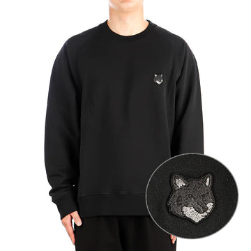 MAISON KITSUNE BOLD FOXHEAD MANTEL FÜR HERREN 24SS (MM00304KM0001 BLACK) 76025526