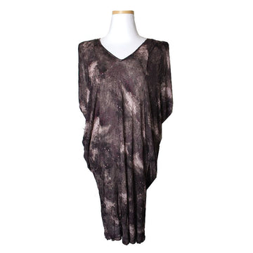 THEORY Luxus braunes Drapiertes ärmelloses Kleid 55, 66 76046287