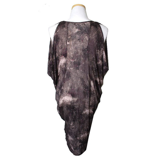 THEORY Luxus braunes Drapierungs-Ärmellos Kleid 55, 66 76046287