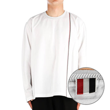 THOM BROWNE [ ] 24SS (MJS253A J0138 100) Herren Langarm T-Shirt 76083280