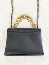 CHANEL Triple Pearl Chain Crossbody Bag Small AS2639 76261011 [P]