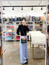 CHANEL Triple Pearl Chain Crossbody Bag Small AS2639 76261011 [P]