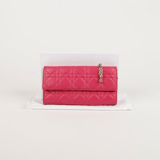 DIOR Knautsch Chain Wallet Crossbody S0020OCAL 76028895