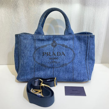 Prada Denim Kanapa Shoulder Bag B2642B 76380053