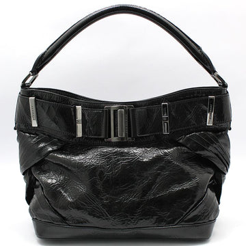 BURBERRY Schwarze Patentan Tasche 3690477 76395287