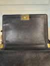 CHANEL Boy Bag Large Lambskin Gold Tone 20 Series Condition A 76404280 [P]