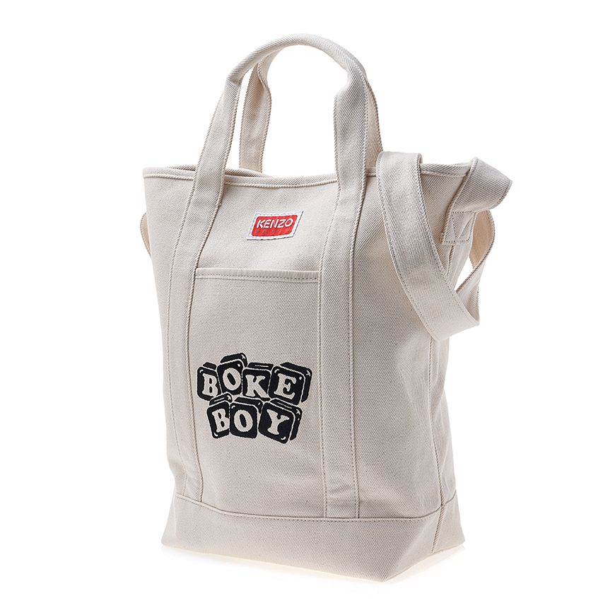 Kenzo Bork Block Cotton Tote Bag 76414688 – trenbe