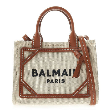 BALMAIN アミ キャンバス トートバッグ 76415721