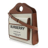 Burberry Medium Two-Tone Canvas Leather Pocket Bag 76415733 [P]