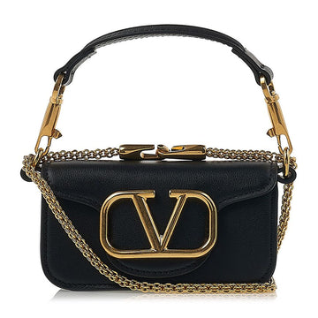Valentino Signature V Logo Chain Shoulder Bag 76416126