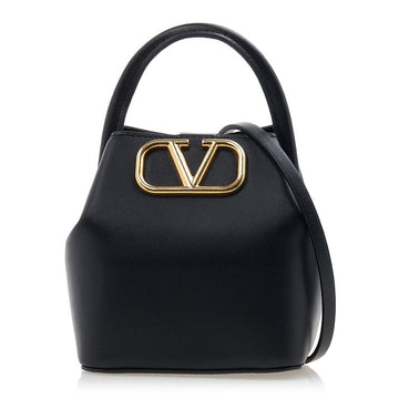Valentino V Logo Micro Bucket Bag 76416600