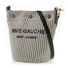 SAINT LAURENT Embroidered Canvas Rib Gosh Bag 76416678 [P]
