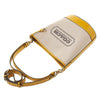 Coach CH739 Natural Canvas Yellow Gold Women's Field Canvas Bucket Bag 76416686 [P]