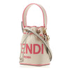 FENDI 8BS010 ANXE F1LG7 Damen Montrezzo gestickte Canvas Mini Bucket 76416713 [P]