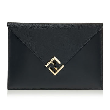 FENDI 8N0152 ALWA F0KUR Herren FF Diamant Flach Clutch 76416794