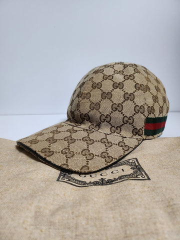 GUCCI ベージュ GG モノグラム キャップ 200035 G4018 76421727