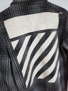 OFF WHITE グレー フランネル アロー シャツ ジャケット O4018 76422051 [P]