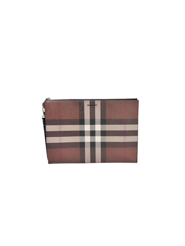 BURBERRY チェックジッパークラッチ 8052794 76447279