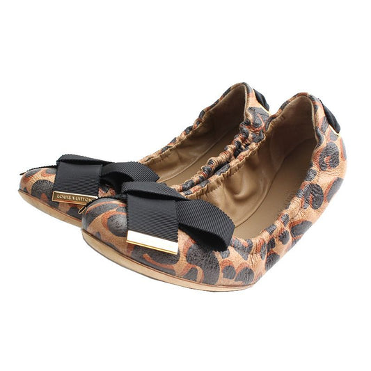 LOUIS VUITTON Leopardene Ballerinas 37 76472704