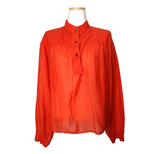 ISABEL MARANT イザベル・マラン ブラッドオレンジ コットンシルク ブラウス 55, 66 76547189