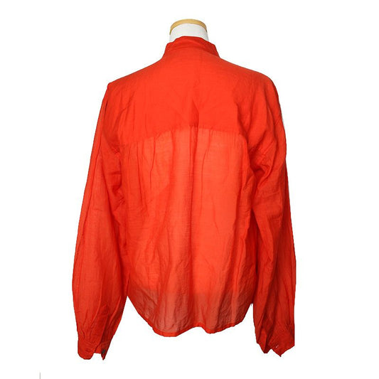 ISABEL MARANT イザベル・マラン ブラッドオレンジ コットンシルク ブラウス 55, 66 76547189