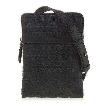SALVATORE FERRAGAMO 24 0311 NERO 0745006 Herren Gancini Crossbody Bag 76551905
