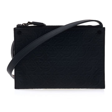 SALVATORE FERRAGAMO 24 1225 NERO 0758359 メンズ ガンチーニ ショルダーバッグ 76551919