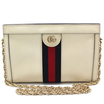 GUCCI Ophidia GG Schultertasche mit Kettenverschluss in Gold 503877 76594038