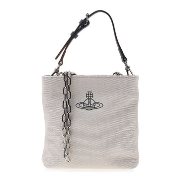 VIVIENNE WESTWOOD Canvas Quadrat Crossbody Tasche Damen 43030096 W00IJ D404 76600056