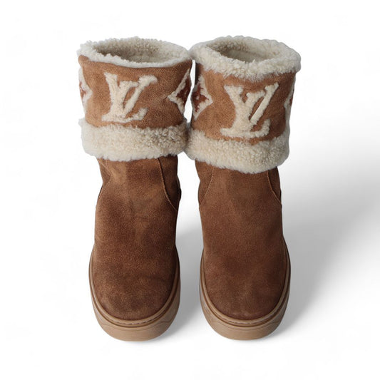 Louis Vuitton Snow Drop Flat Ankle Boots 230 (Certificate)/32302 76600092